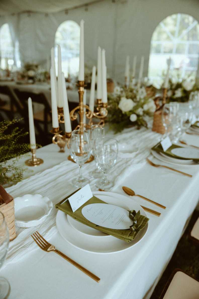 White Round Dinner Plates